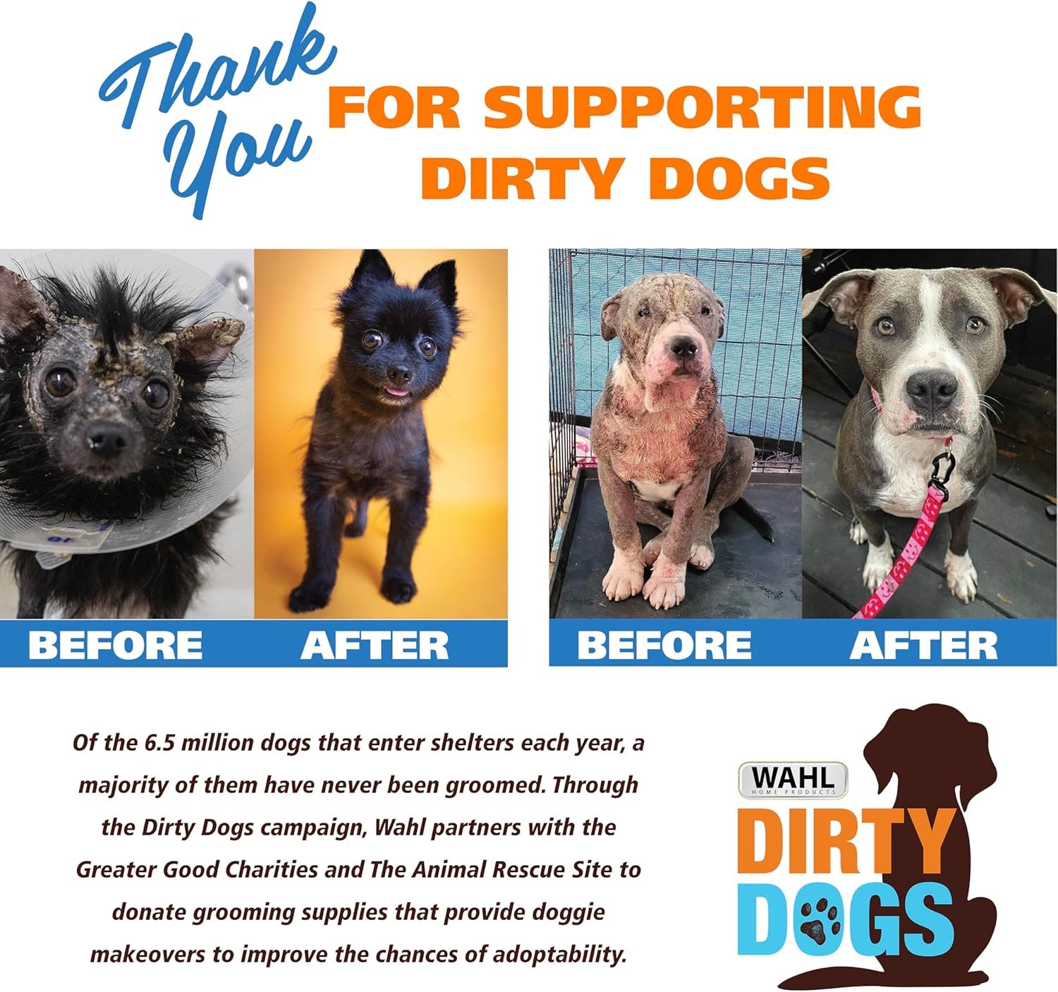 Wahl Double Sided Dog Shedding Blade with No-slip Grip - Coarse and Fine Teeth for Long, Short, & Double Coats - Model 858408 - Image 9