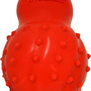 Nylabone Treatin' Cone Strong Stuffable Chew Toy for Dogs, Natural Rubber Fillable Treat Toy, Treat Dispensing Dog Toy, Bacon Flavor, Medium Dogs- Up to 35 lbs, 1 Count