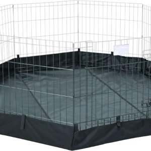 MidWest Homes for Pets Octagon Exercise Pen Fabric Mesh Bottom