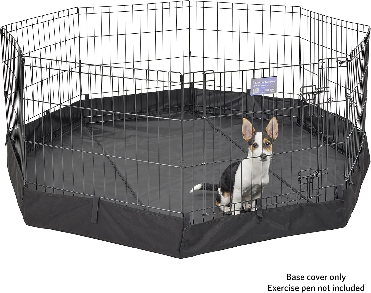 MidWest Homes for Pets Octagon Exercise Pen Fabric Mesh Bottom - Image 2
