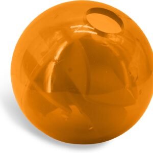 Outward Hound Orbee-Tuff Mazee Interactive Dog Puzzle Toy, Treat Dispensing Slow Feeder Ball, Orange, 4.7-Inch