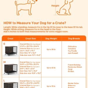 Alternative view of 2024 New Dog Crate Furniture, Compact 27.2" Small Dog Dual-Entry Kennel Meets Elegant End Table, Effortless Maintenance, Chew-Resistant, Easy Mobility for Cozy Spaces, Rustic Brown