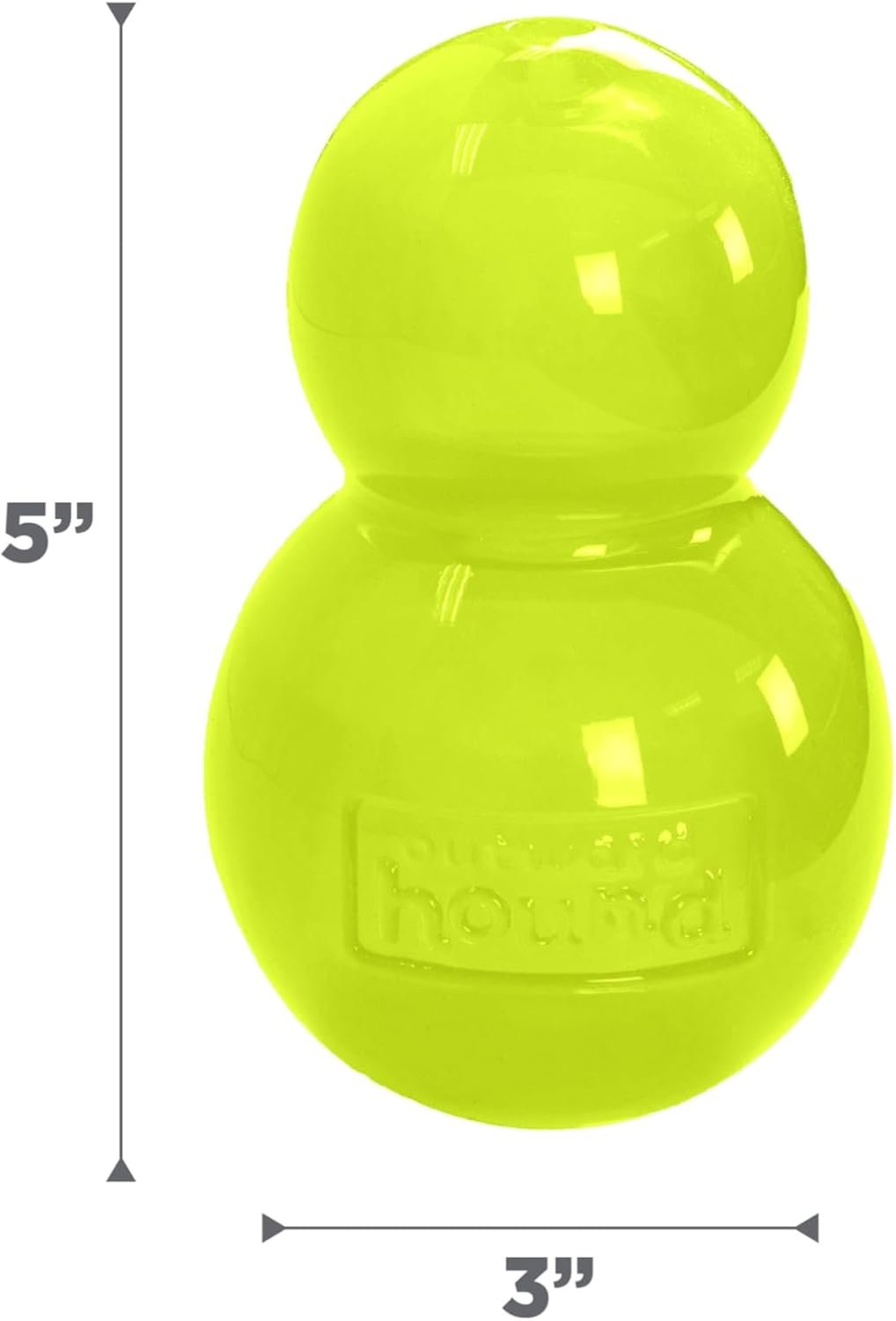 Outward Hound Double-Tuff Stuffable Dog Toy, Large 5-Inch Green - Treat Dispensing Chew Ball for Medium to Large Dogs, Interactive Puzzle for Enrichment & Slow Feeding - Image 7