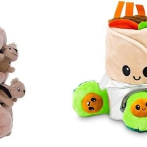 Outward Hound Hide A Squirrel Plush Dog Toy Puzzle, XL & Pet Craft Supply Hide and Seek Plush Dog Toys Crinkle Squeaky Interactive Burrow Activity Puzzle