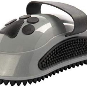 FURminator Curry Comb, Dog Comb with Rubber Teeth for Short and Medium Coats