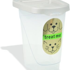 Van Ness Pets Airtight Dog Treat Container And Cat Food Storage, 2 Pound Capacity