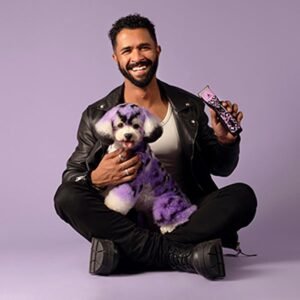 Alternative view of Andis 561458 Pulse Zr II Gabriel Feitosa Edition 5-Speed Detachable Blade Clipper, Cordless Animal/Dog Grooming, Removable Lithium Ion Battery, LED Charge Light, Wild Colorway