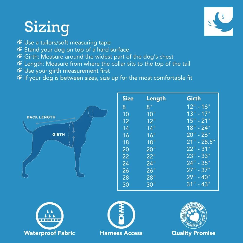 RC Pets Cold Weather, Fleece Lined, Waterproof Circuit Coat | 18 Inches, Red/Goji Berry - Image 3