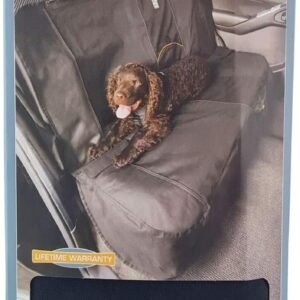 Kurgo Rover Bench Dog Seat Cover, Car Bench Seat Covers for Pets, Dog Back Seat Cover Protector, Water Resistant, Contains Seat Anchors, Scratch Proof, 55" Wide