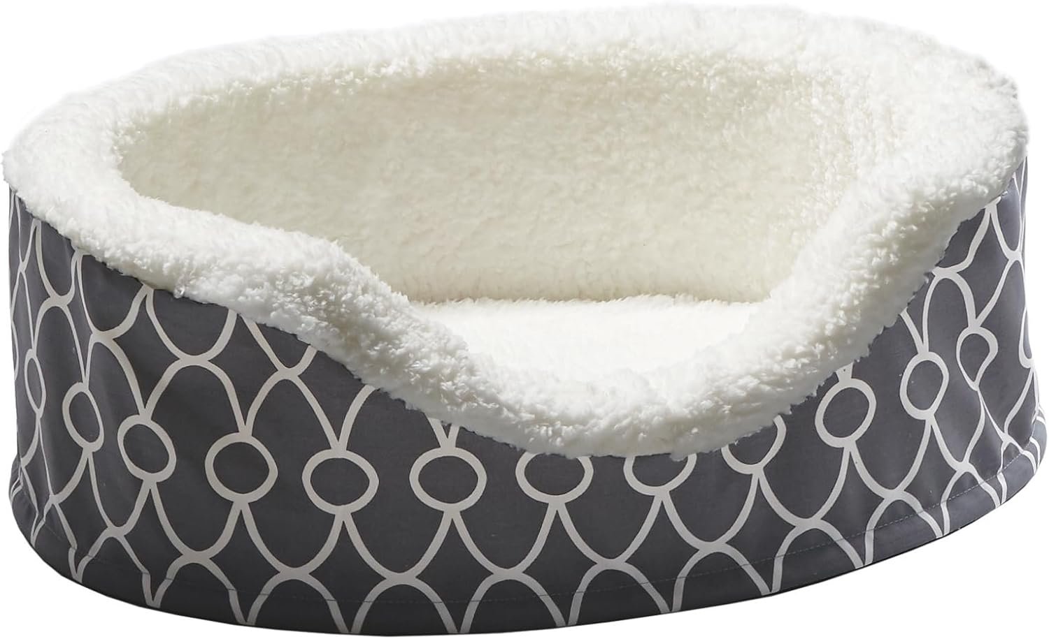 MidWest Homes for Pets Orthoperdic Egg-Crate Nesting Pet Bed w/ Teflon Fabric Protector, XS Gray