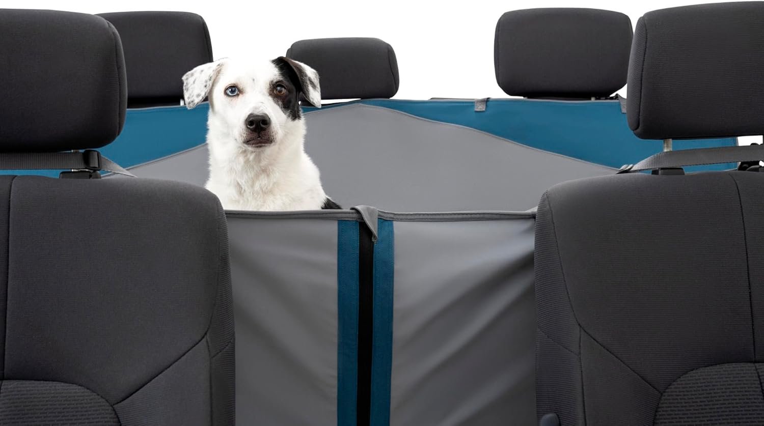 Kurgo Rover Dog Hammock Car Seat Cover for Pets, Pet Seat Cover, Car Hammocks for Dogs, Water-Resistant, 55" Wide for Cars and SUVs, Gray - Image 3