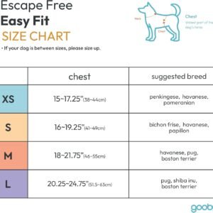 Alternative view of Gooby - Escape Free Easy Fit Harness, Small Dog Step-in Harness for Dogs That Like to Escape Their Harness, Turquoise, Medium