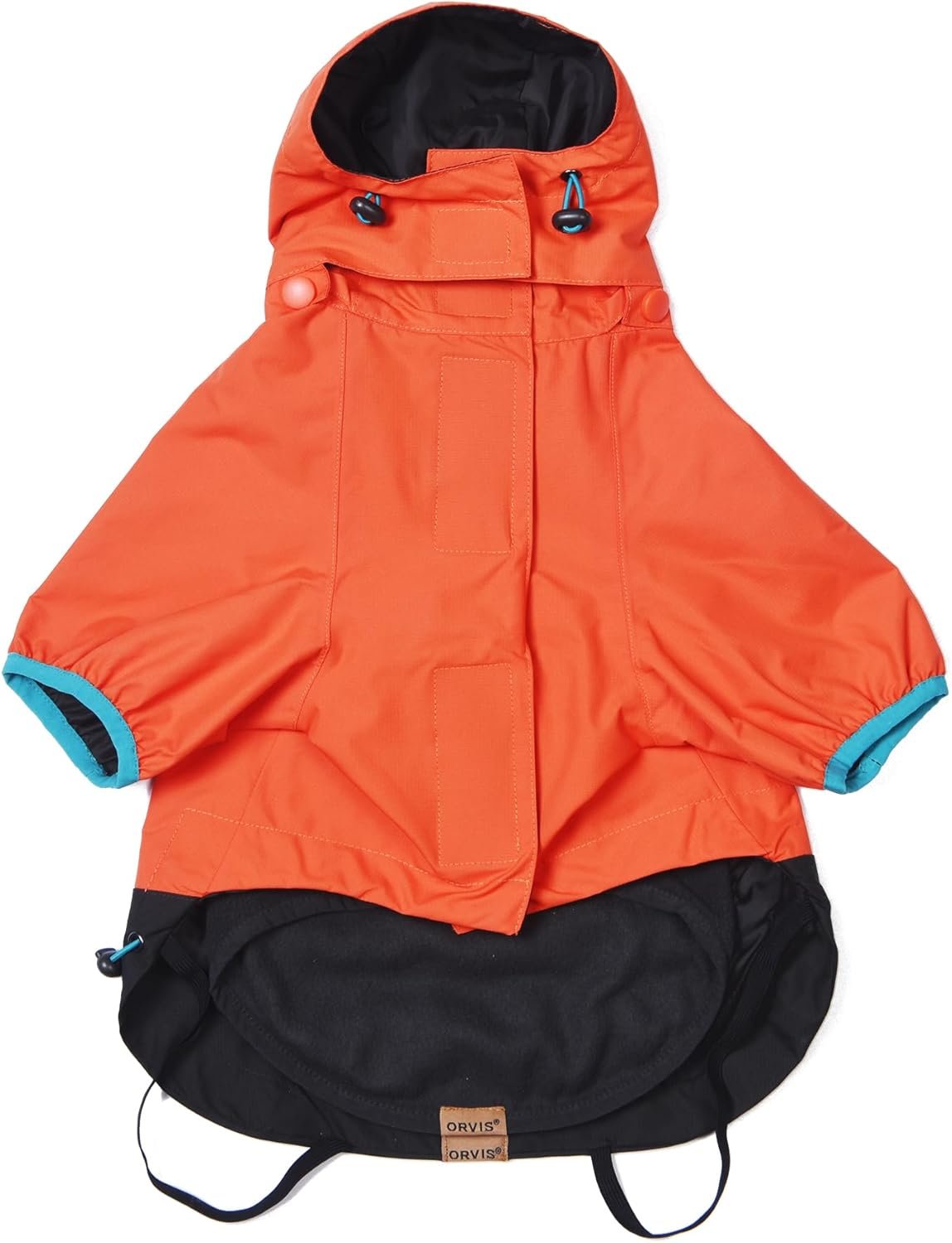 Orvis Dog All Season Trekker 3-in-1 Coat for Dogs, Size Extra Large; Orange High Visibility All Weather Dog Coat with Raincoat & Fleece Vest That Can Be Worn Separately or Together; Removable Hood - Image 2