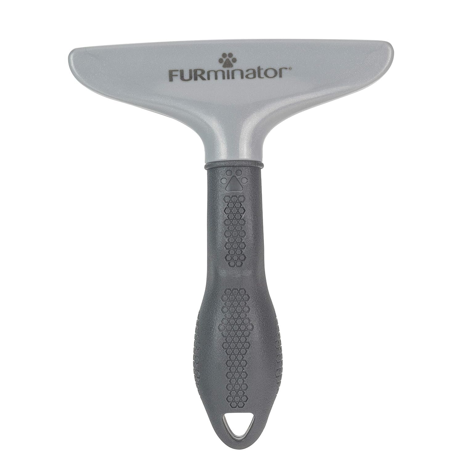 FURminator Dog/Cat Grooming Rake, Grooming Tool, Removes Loose Hair and Tangles, Gray - Image 4