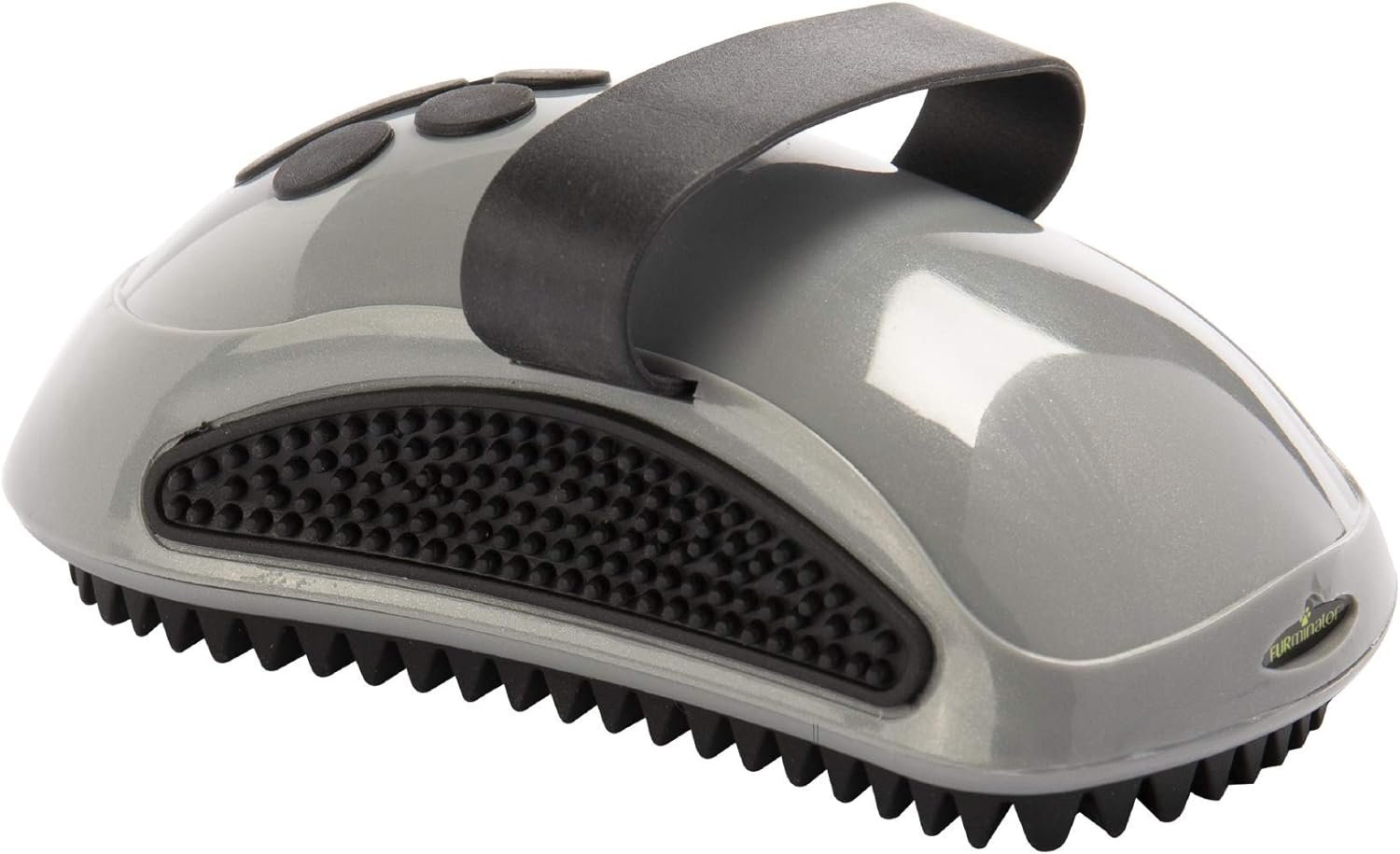 FURminator Curry Comb, Dog Comb with Rubber Teeth for Short and Medium Coats - Image 3