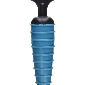 Master Grooming Tools Ergonomic Double-Row Undercoat Rakes — Efficient Tools for Grooming Dogs, 39 Pins, Blue