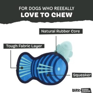 Alternative view of Barkbox Super Chewer Rad Herring Hard Core Toy with Rip Away Plush for Aggressive Chewers, Medium