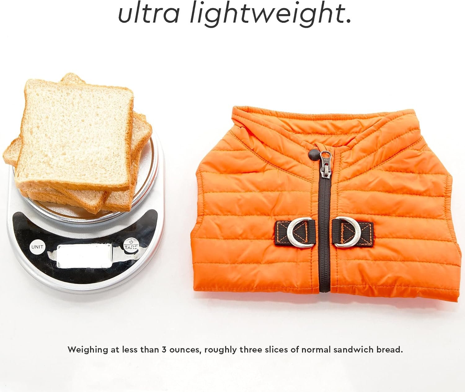 Gooby Puffer Vest Dog Jacket - Purple, Large - Ultra Thin Zip Up Wind Breaker with Dual D Ring Leash - Water Resistant Small Dog Sweater Coat - Dog Clothes for Small Dogs Boy or Medium Dogs, (20.75") - Image 5