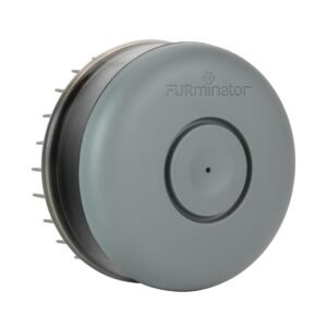 FURminator Bathing Brush, Dog Bath Brush, Loosens Pet Hair, Dispenses Shampoo and Conditioner, Gray