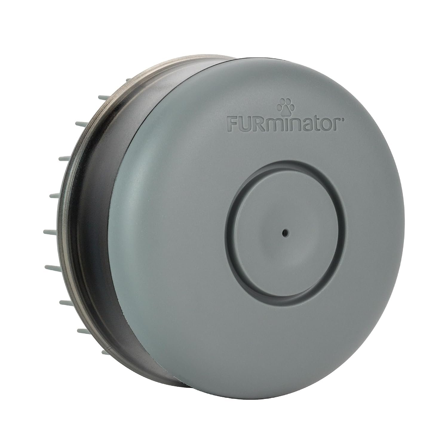 FURminator Bathing Brush, Dog Bath Brush, Loosens Pet Hair, Dispenses Shampoo and Conditioner, Gray