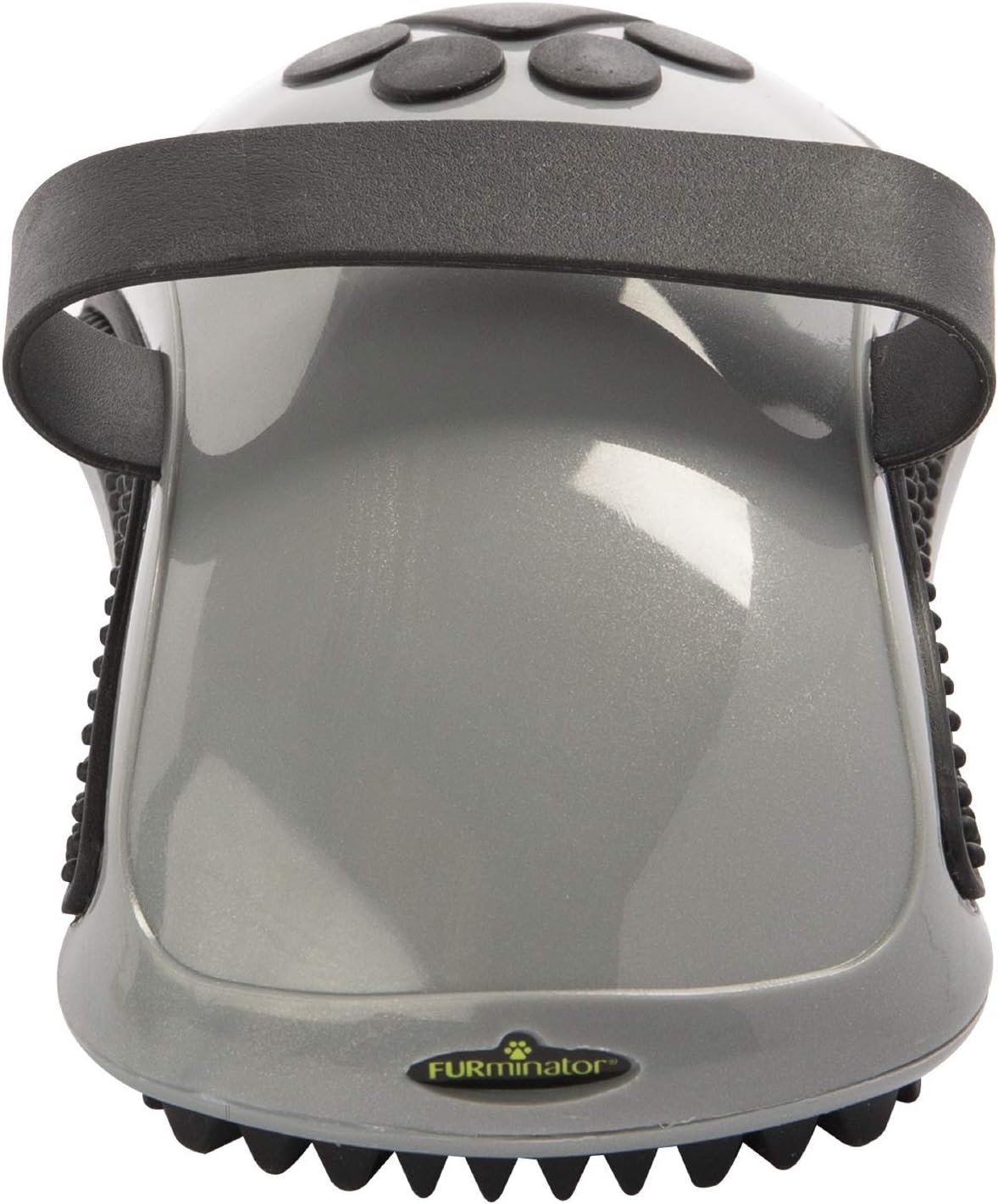 FURminator Curry Comb, Dog Comb with Rubber Teeth for Short and Medium Coats - Image 2