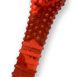 Nylabone Textured Bone Power Chew Toy for Dogs, Durable & Tough Dog Toys for Aggressive Chewers, Beef Jerky Flavor, X-Large Dogs - Over 50 Ibs, 1 Count