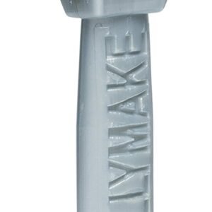 BULLYMAKE Silver Tough Chew Hammer Toy for Dogs, Durable Nylon Dog Toys for Aggressive Chewers, Dental Stimulating, Made in USA