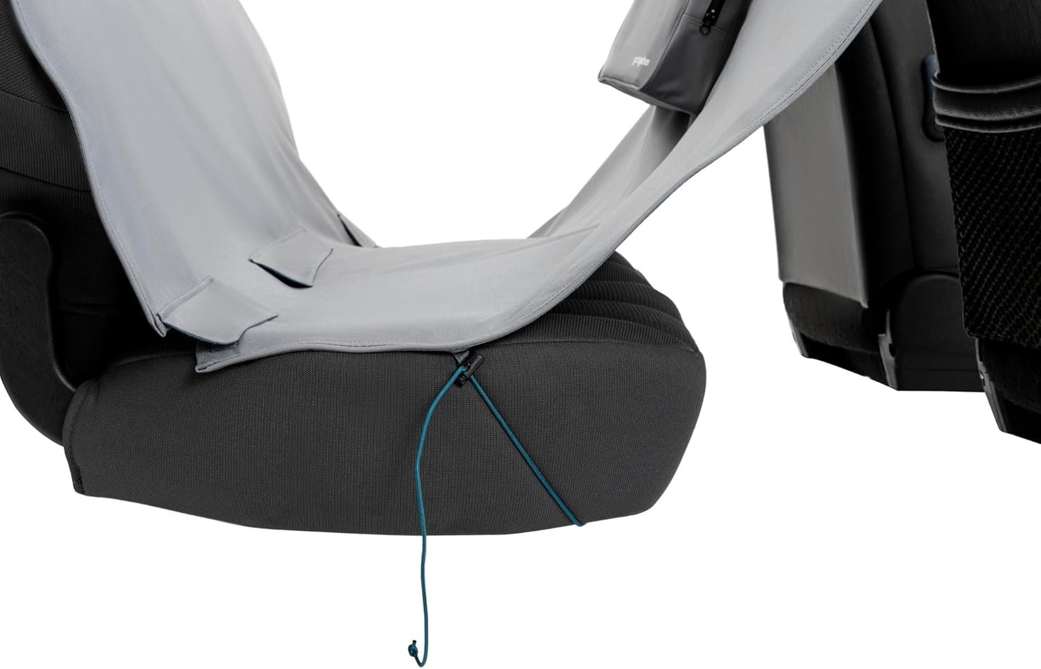 Kurgo Rover Dog Hammock Car Seat Cover for Pets, Pet Seat Cover, Car Hammocks for Dogs, Water-Resistant, 55" Wide for Cars and SUVs, Gray - Image 4