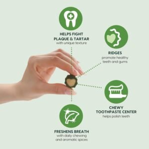 Alternative view of Ark Naturals Soft Brushless Toothpaste, Dog Dental Chews for Small Breeds, Freshens Breath, Unique Texture Helps Reduce Plaque & Tartar, 12oz, 1 Pack