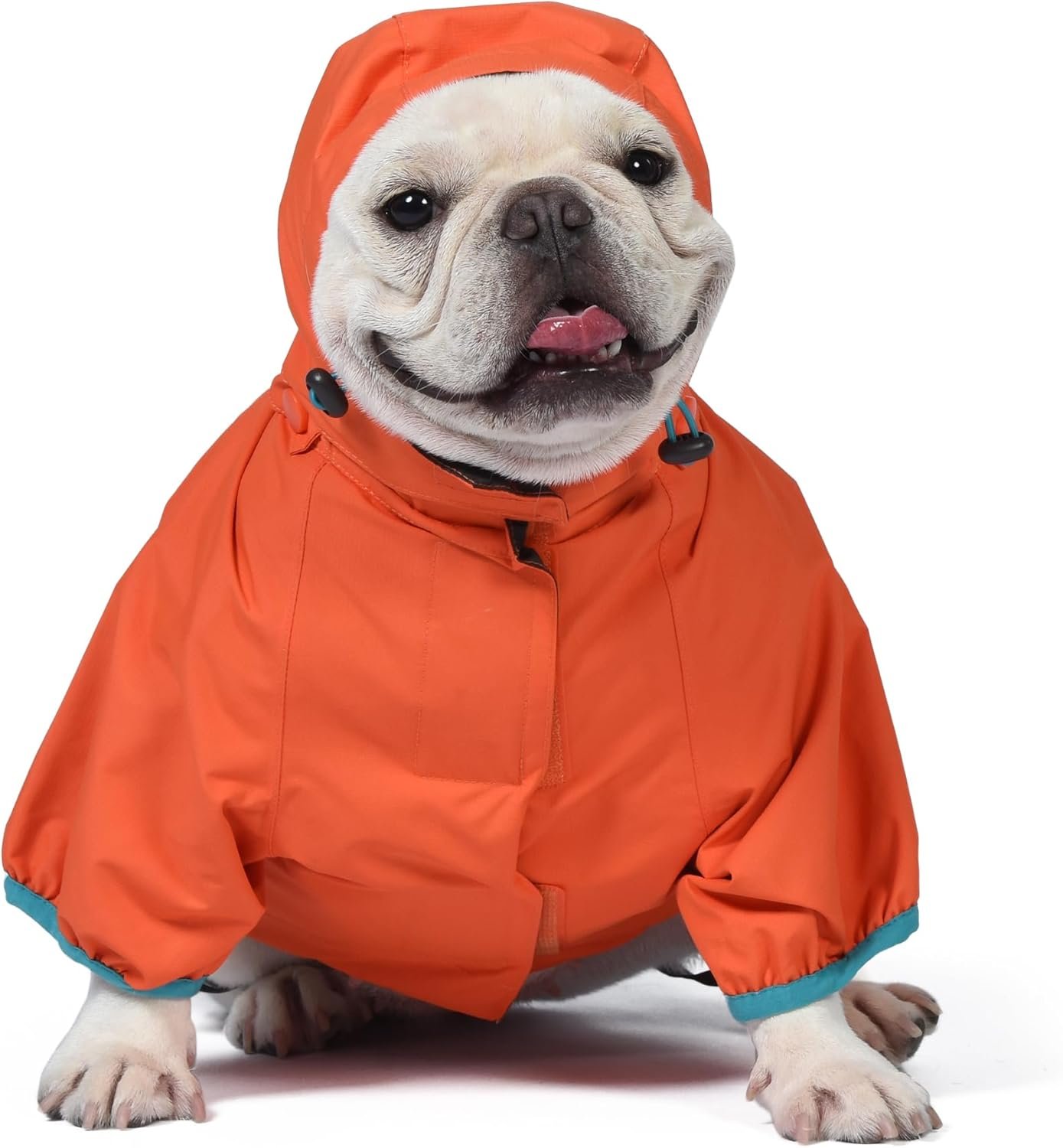 Orvis Dog All Season Trekker 3-in-1 Coat for Dogs, Size Extra Large; Orange High Visibility All Weather Dog Coat with Raincoat & Fleece Vest That Can Be Worn Separately or Together; Removable Hood - Image 6