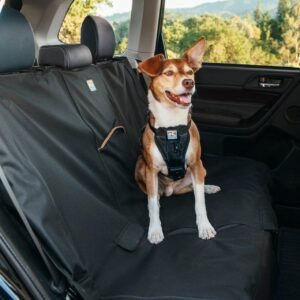Alternative view of Kurgo Rover Bench Dog Seat Cover, Car Bench Seat Covers for Pets, Dog Back Seat Cover Protector, Water Resistant, Contains Seat Anchors, Scratch Proof, 55" Wide
