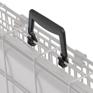 Alternative view of MidWest Homes for Pets Replacement Plastic Handle for Dog Fold and Carry Crate, Black, Handle-1