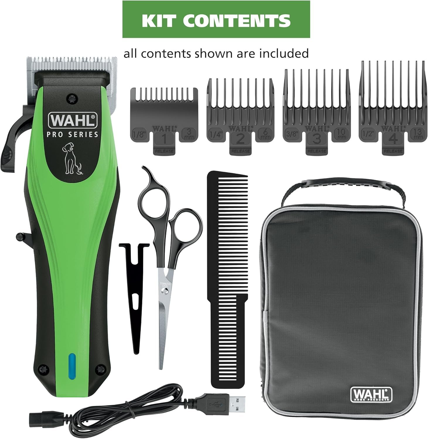 Wahl Pro Series Lithium Ion Cordless Dog Grooming Kit – Rechargeable, Heavy-Duty Dog Clippers for Thick Coats – Model 3025854 - Image 7