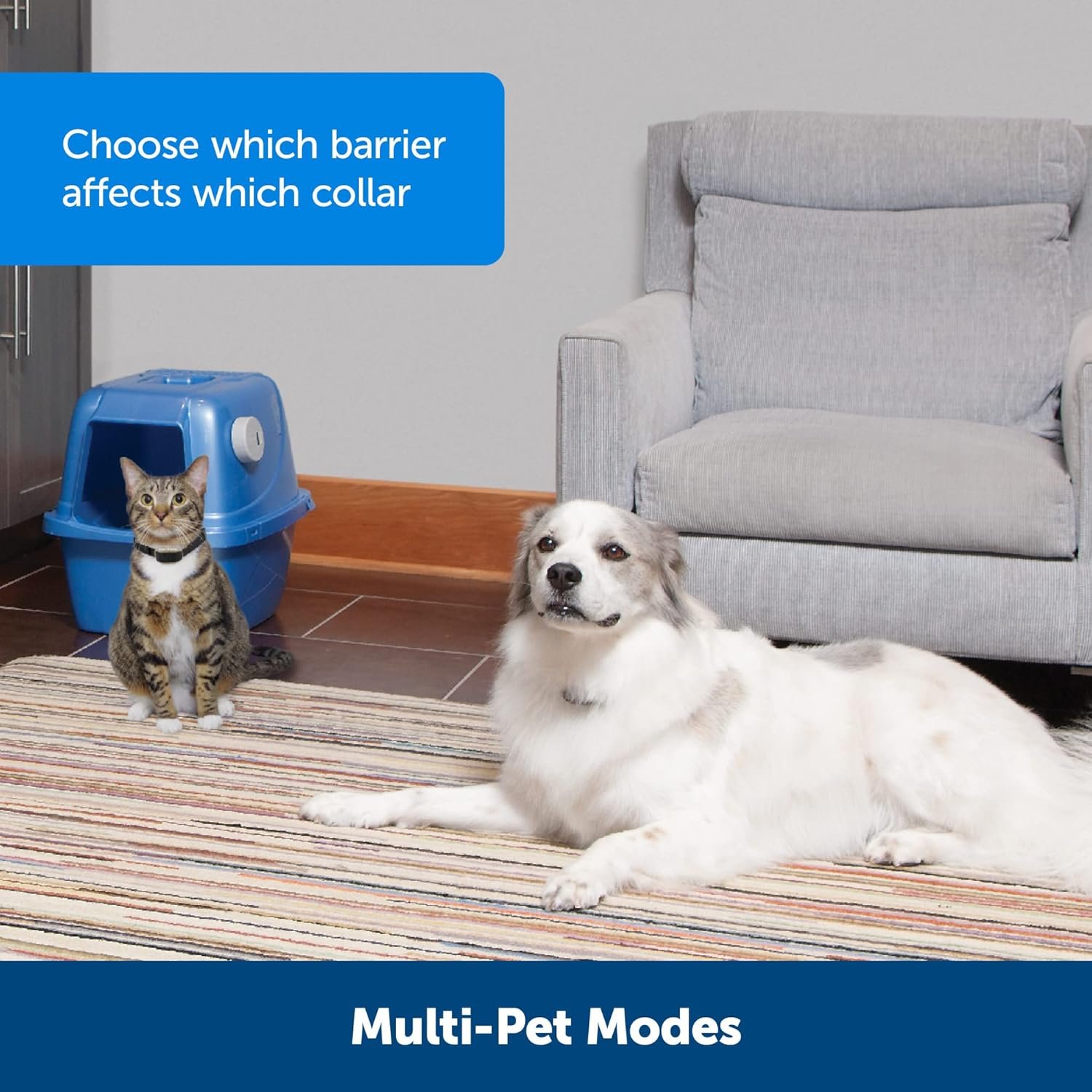 PetSafe Pawz Away Indoor Wireless Pet Barrier, Electric Training System for Dogs & Cats with Receiver Collar - Image 5