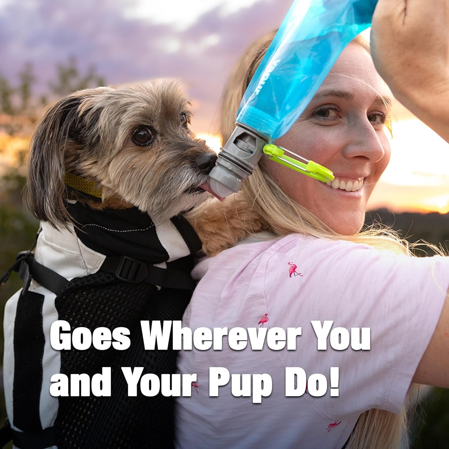 Vapur Collapsible Dog Water Bottle With Patented Lick Activated Design, Portable Hydration Water Dispenser for Walks, Hikes, and Travel, 23 Ounce, Water, Pack of 2 - Image 6