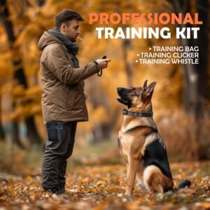 Alternative view of PATPET Dog Training Collar, 1.2 Mile Range 101 Training Levels Dog Shock Collar with Remote Control (15-150 lbs), Waterproof 100% Safe E Collar for Large Breed for Dogs Black with Vivid Orange