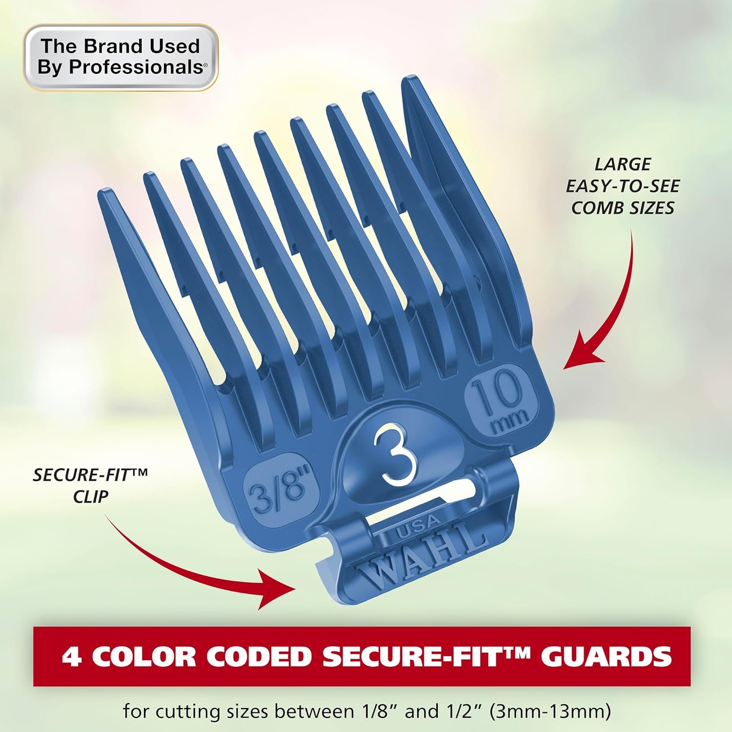 Wahl USA Pro Series All Metal Corded Dog Grooming Kit, an Ultra Quiet Dog Clipper with Metal Housing for Quieter and Cooler Operating - Model 3026335 - Image 6