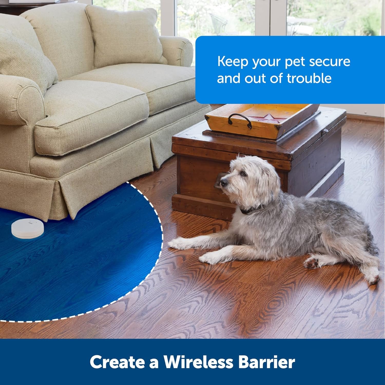PetSafe Pawz Away Indoor Wireless Pet Barrier, Electric Training System for Dogs & Cats with Receiver Collar - Image 2