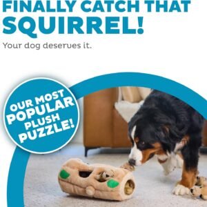Alternative view of Outward Hound Hide A Squirrel Plush Dog Toy Puzzle, XL