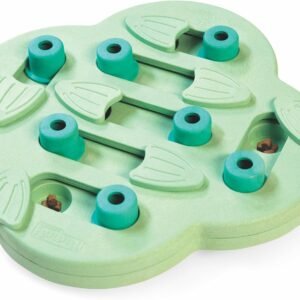 Outward Hound by Nina Ottosson Puppy Hide N' Slide Treat Puzzle Enrichment Dog Toy, Green