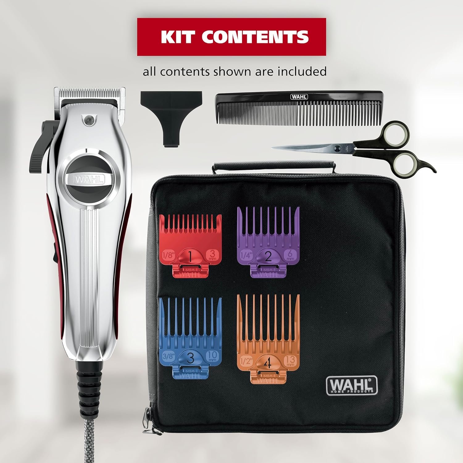 Wahl USA Pro Series All Metal Corded Dog Grooming Kit, an Ultra Quiet Dog Clipper with Metal Housing for Quieter and Cooler Operating - Model 3026335 - Image 8