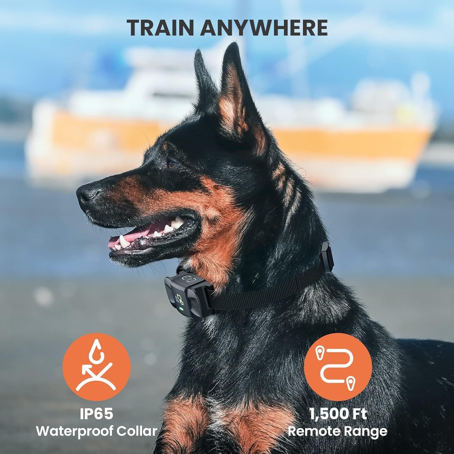 DOG CARE Dog Shock Collar with Remote, Dog Training Collars with 3 Modes, Waterproof Electronic Dog E Collar with 1500FT Remote, Keypad Lock for All Dogs - Image 4