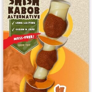Nylabone Power Chew Shish Kabob Alternative Nylon Chew Toy Shish Kabob Chicken Small/Regular (1 Count)