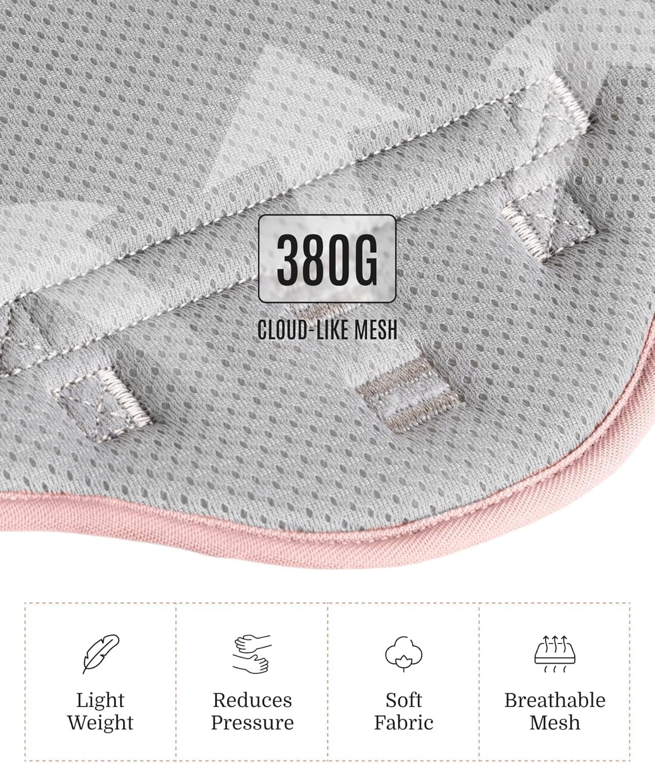 2025 New Edition, Fei & Eve MagEase Dog Harness - 3-Second Magnetic Buckles | 3-Point No-Pull Control | Heavy-Duty 900D Nylon | Dual Safety Handles | Breathable Mesh | Adjustable Fit | Large, Pink - Image 5