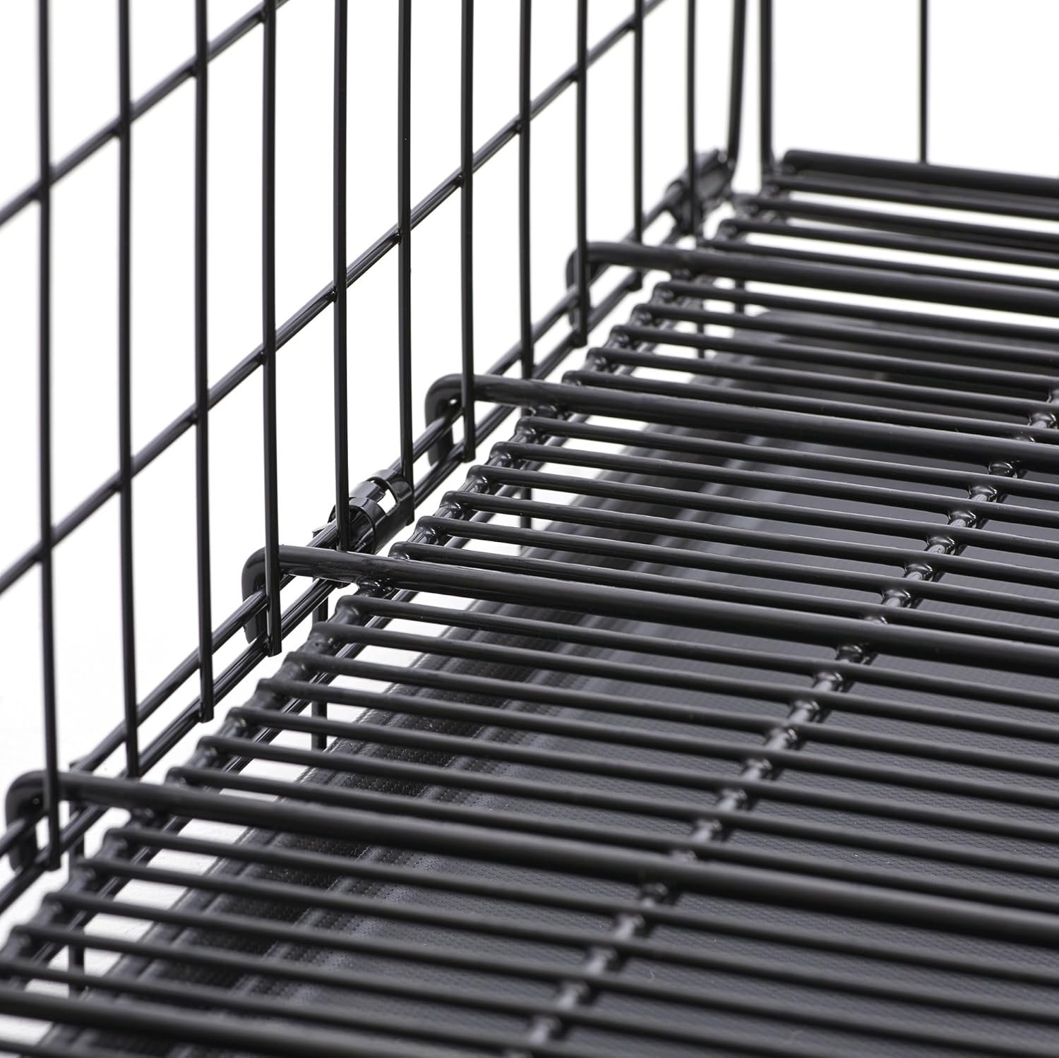 MidWest Homes for Pets Floor Grid for Dog Crate; Elevated Floor Grid Fits Models 1336TD, 1536, 1536DD, 436, 436DD, 1936, 1936DD, 1636/1636DD CURVED SLIDE BOLT LATCH, Black; Model FG36B - Image 5