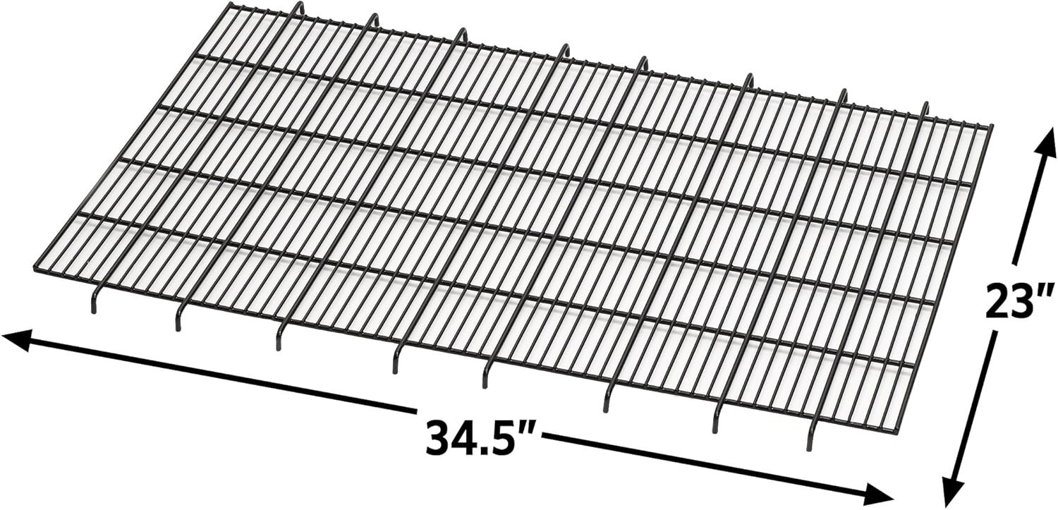 MidWest Homes for Pets Floor Grid for Dog Crate; Elevated Floor Grid Fits Models 1336TD, 1536, 1536DD, 436, 436DD, 1936, 1936DD, 1636/1636DD CURVED SLIDE BOLT LATCH, Black; Model FG36B - Image 4