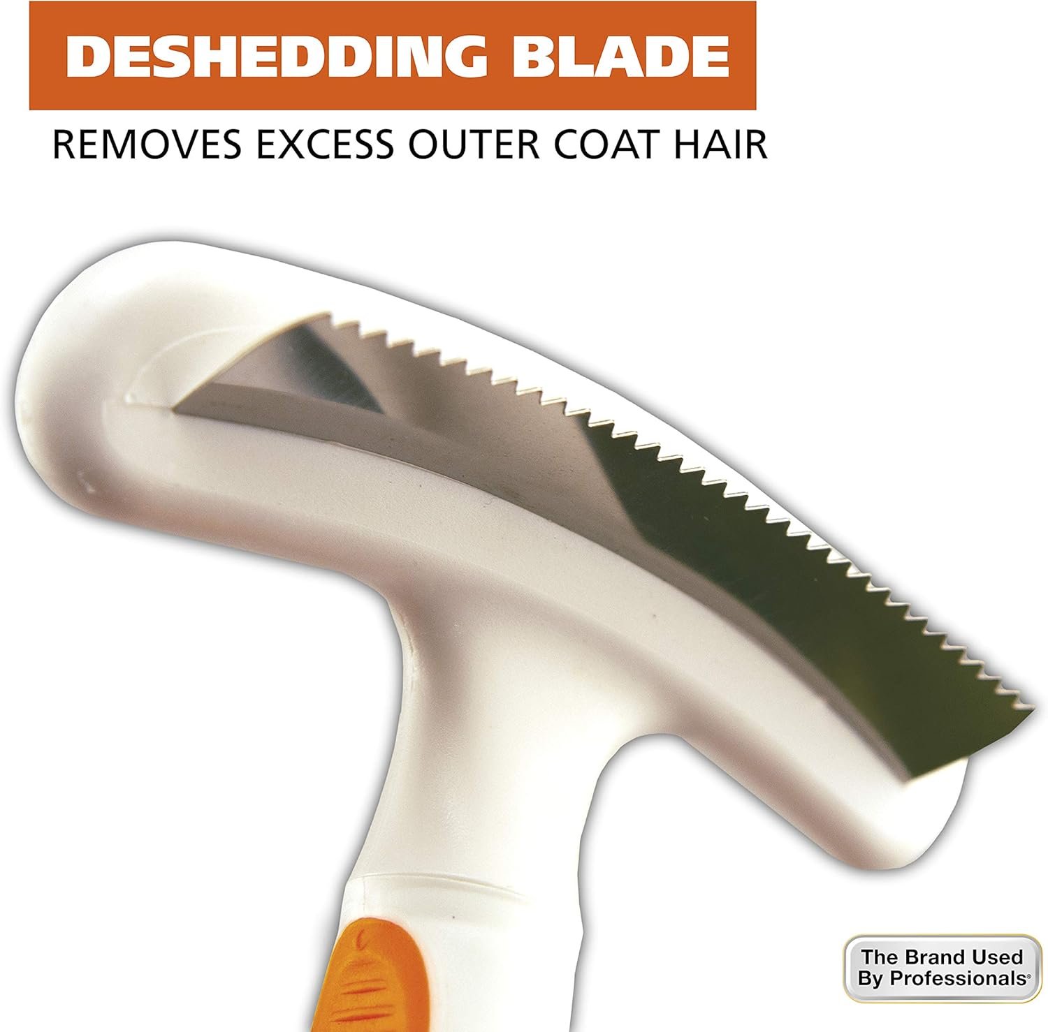 Wahl 2-in-1 Combination Double Row Pet Rake with Hair Shedding Blade for Dog or Cat Fur by The Brand Used by Professionals – Model 858424 - Image 4