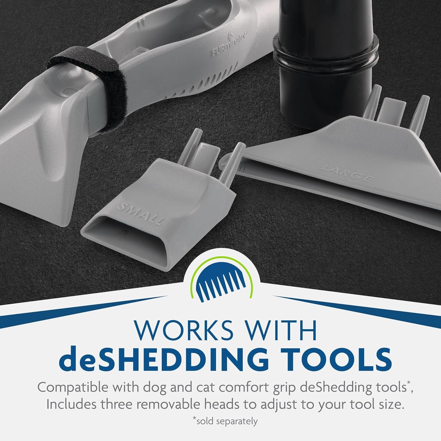 FURminator FurVac Dog Hair Vacuum Accessory, Black - Image 3