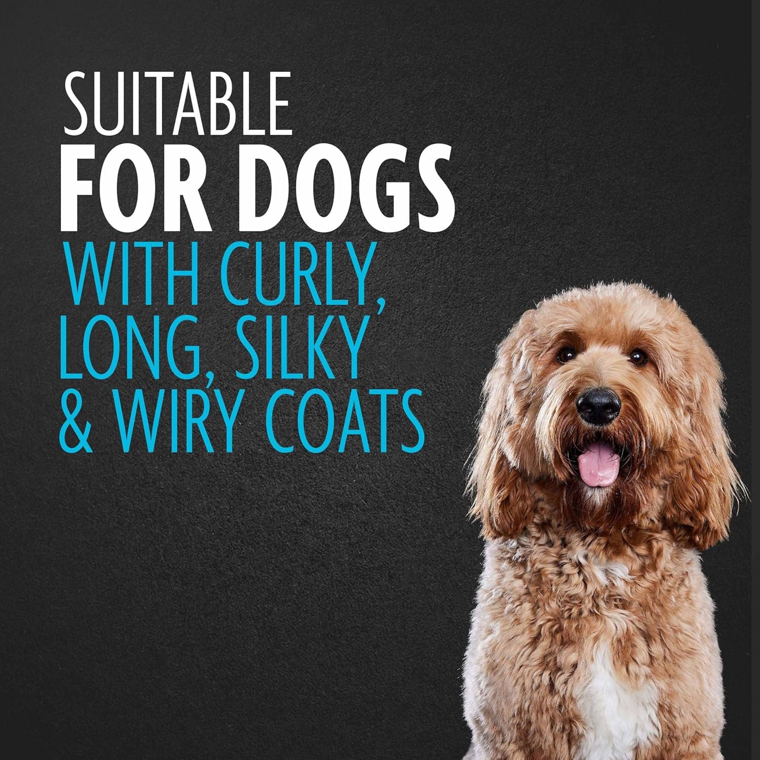 FURminator 2-in-1 Doodle Grooming Tool for Dogs, 1 Count, Dematting Tool with Comb for Mats, Tangles & Maintenance on Curly, Long, Silky & Wiry Coats - Image 5