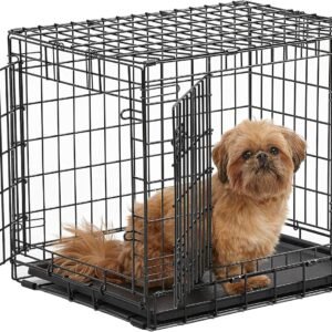 MidWest Homes for Pets Ultima Pro Heavy-Duty 24-Inch Dog Crate, Ultra-Strong Steel Double Door Pet Cage for Small Breeds, Accessories Included